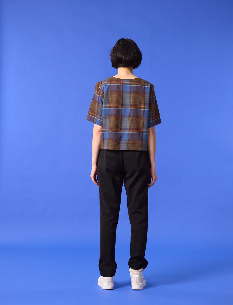 Haut SIDERAL - Plaid Bleu