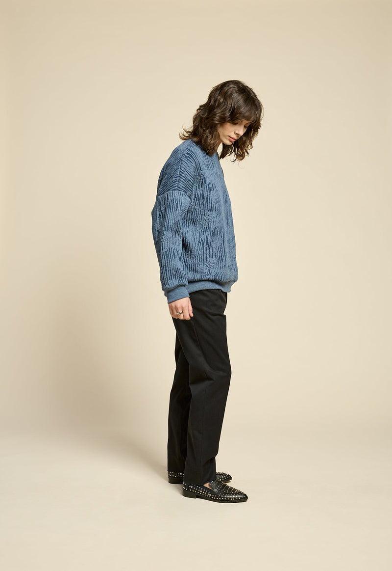 cokluch-haut-chandail-hotel-denim-pantalon-thefool-noir-ah2526