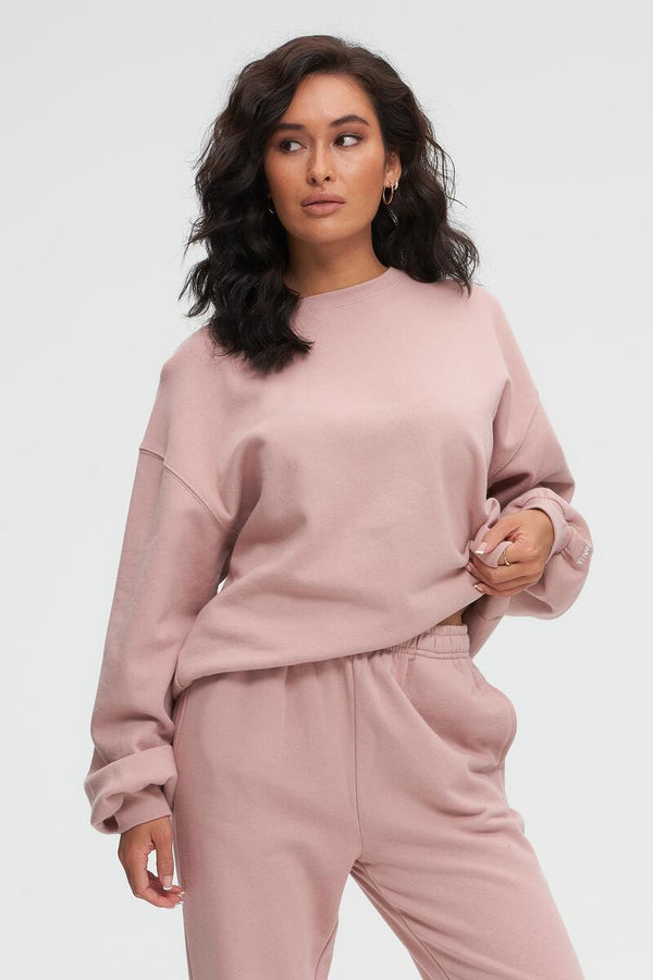 Sweatshirt ouaté oversized - Adobe Rose