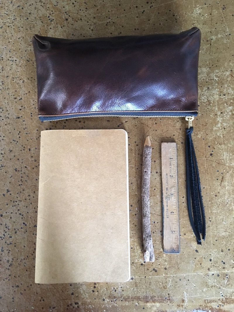 Leather pencil case - Chapleau
