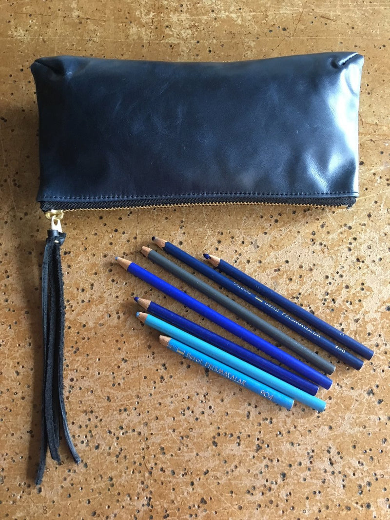 Leather pencil case - Chapleau