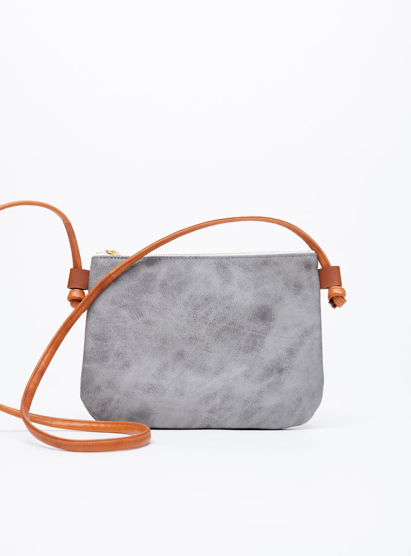 Petit sac pochette minimaliste en cuir modèle VENICE - 9 couleurs