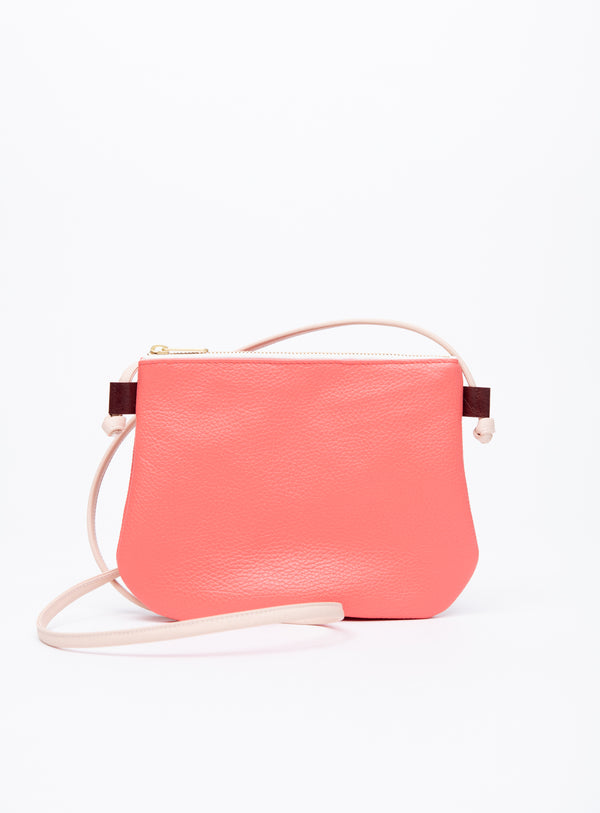Petit sac pochette minimaliste en cuir modèle VENICE - 9 couleurs