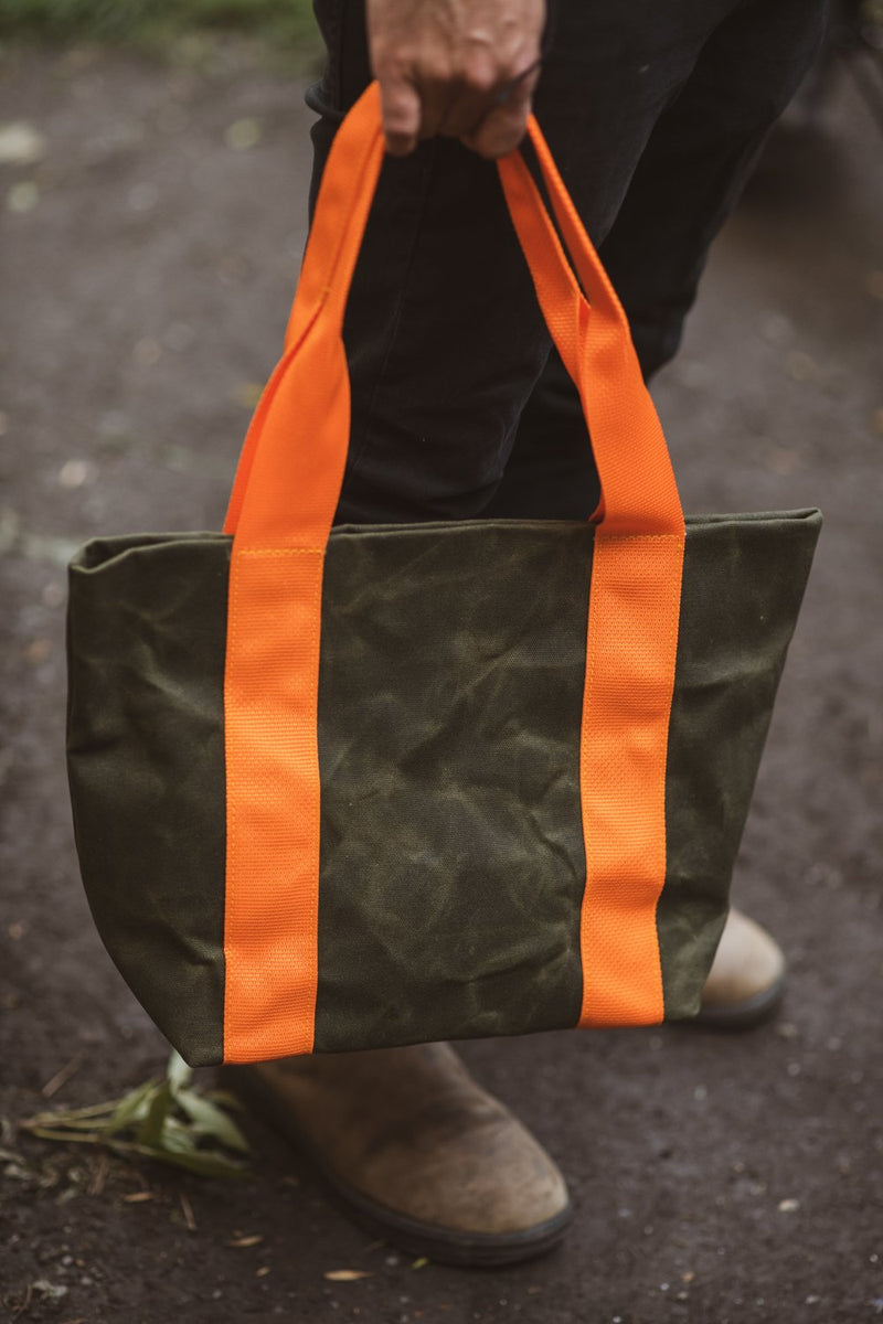 Waxed canvas tote bag - Rosemont